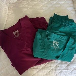 Lot of two pairs of Barco scrubs